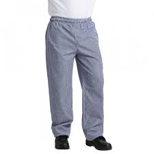 Pantalon de cuisine Whites Vegas - Bleu/Blanc
